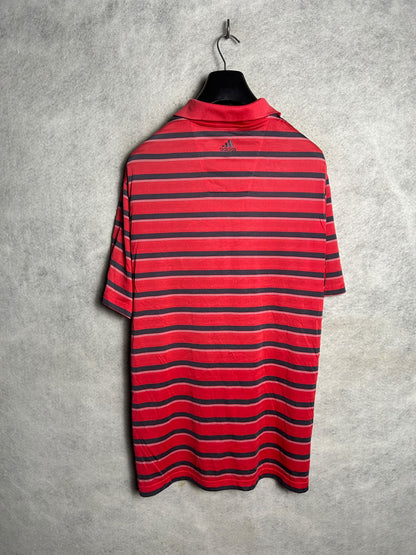 Adidas Golf Climalite Red Polo - Large