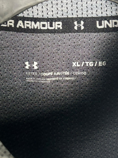 Under Armour Grey Half Zip Full Sleeves - XL