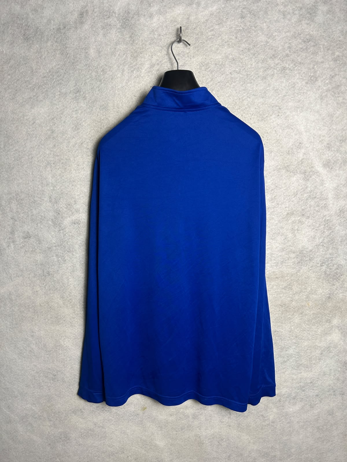 Adidas North Side Logo Blue Half Zip Full Sleeves - XL