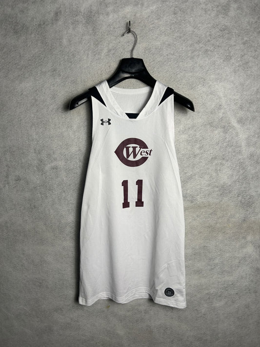 Under Armour SM White V Neck - Medium