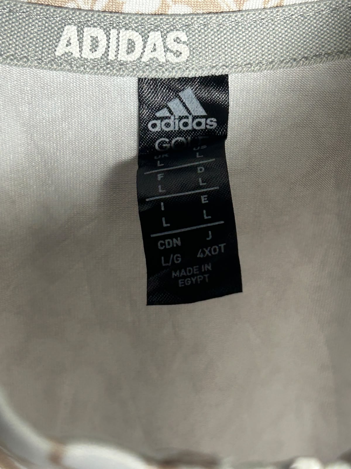 Adidas Golf Half Zip Full Sleeves - Large