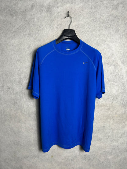 Nike Dri Fit Blue Round Neck - XL