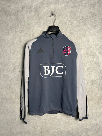 Adidas Slim Fit Half Zip Full Sleeves - Small