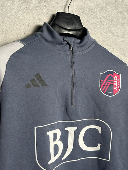Adidas Slim Fit Half Zip Full Sleeves - Small