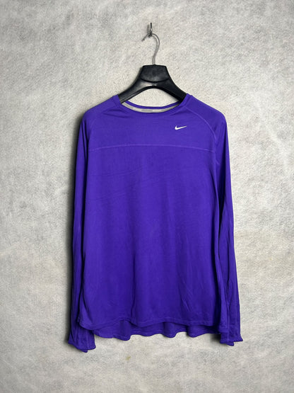Nike Purple Full Sleeves Round Neck - 2XL