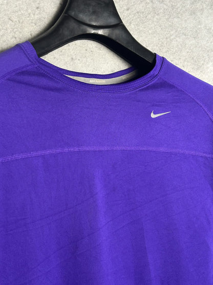 Nike Purple Full Sleeves Round Neck - 2XL