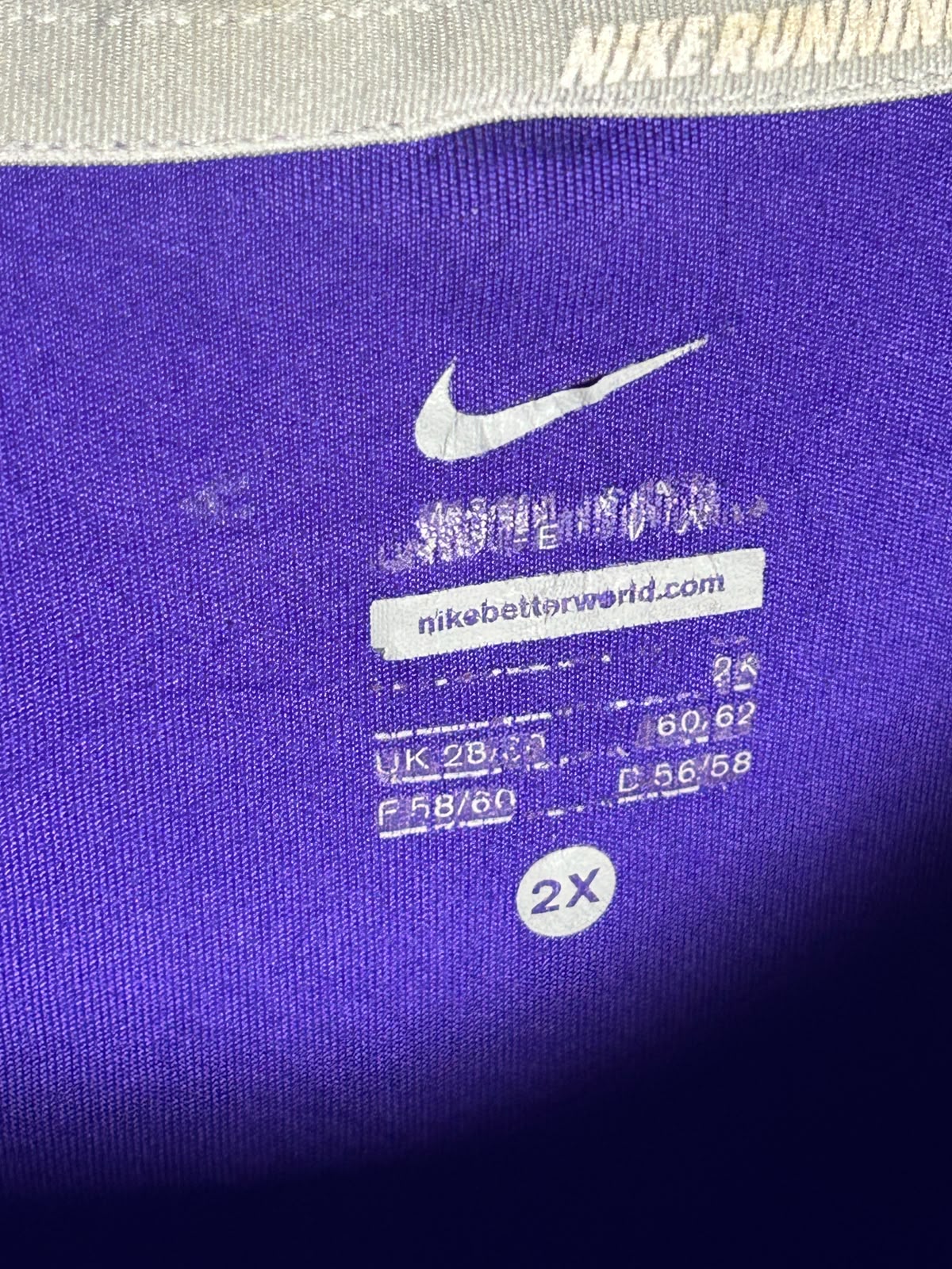 Nike Purple Full Sleeves Round Neck - 2XL