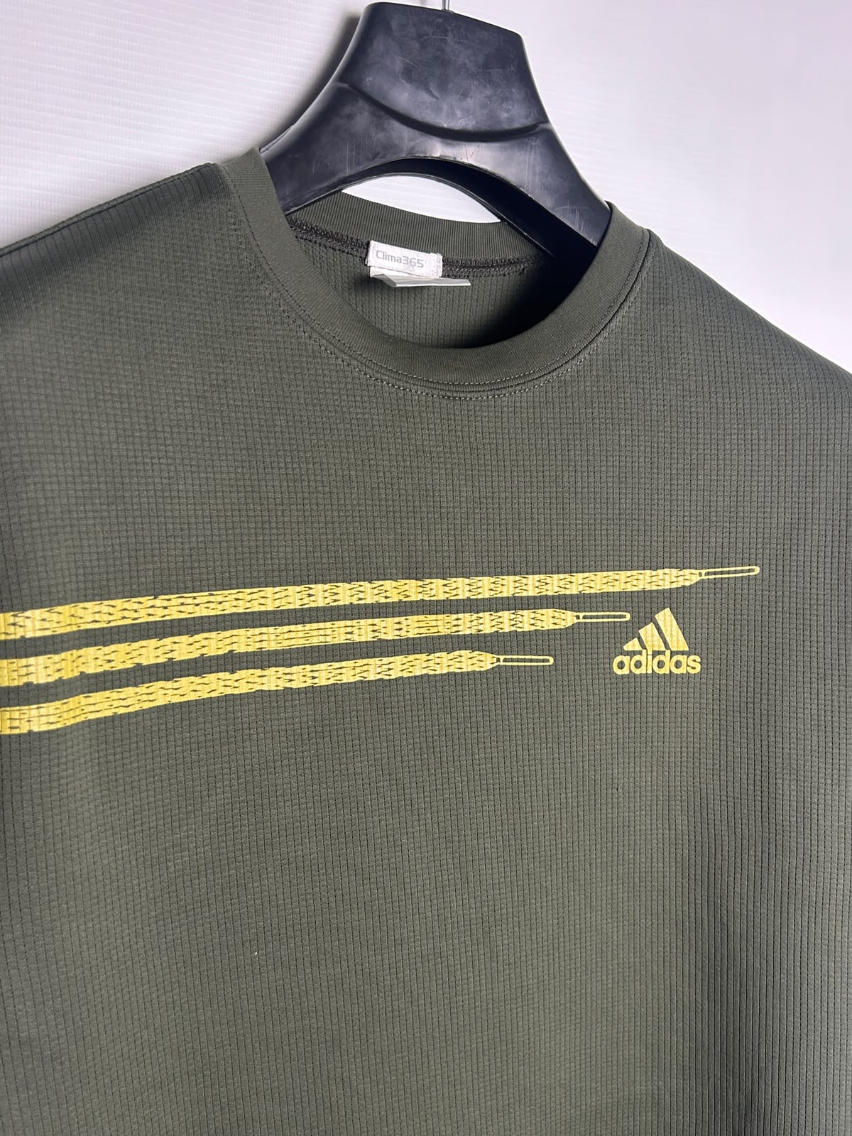 Adidas Clima365 Olive Green Round Neck - Large
