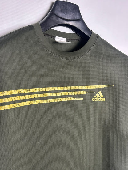 Adidas Clima365 Olive Green Round Neck - Large