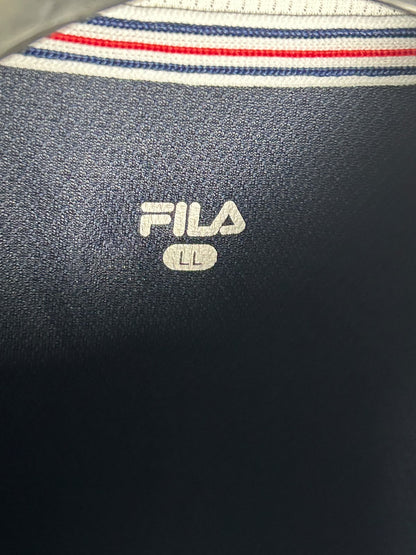 Fila Blue Half Zip Mock Neck - LL