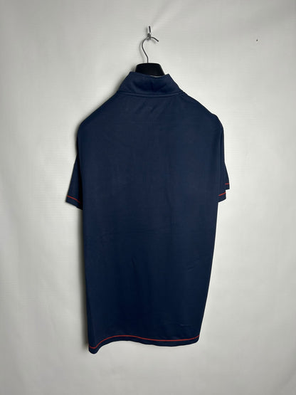 Fila Blue Half Zip Mock Neck - LL