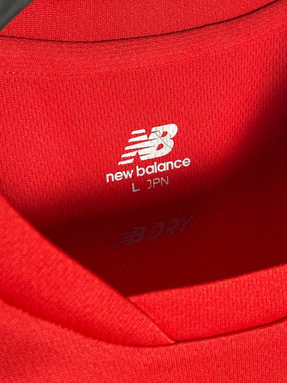 New Balance Big Logo Red Round Neck - Large