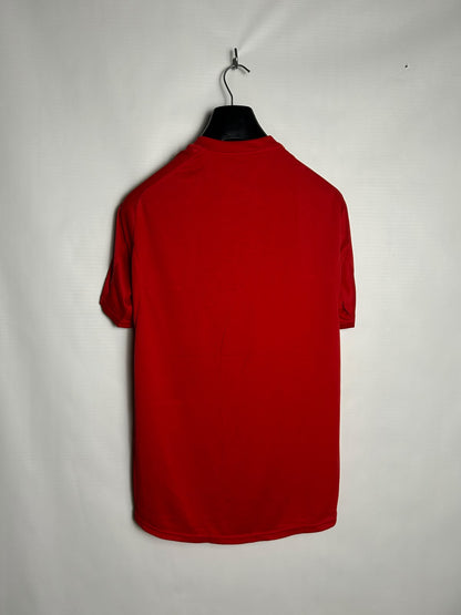 New Balance Big Logo Red Round Neck - Large