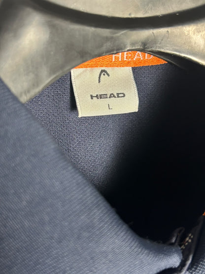 Head Blue Printed Polo - Large