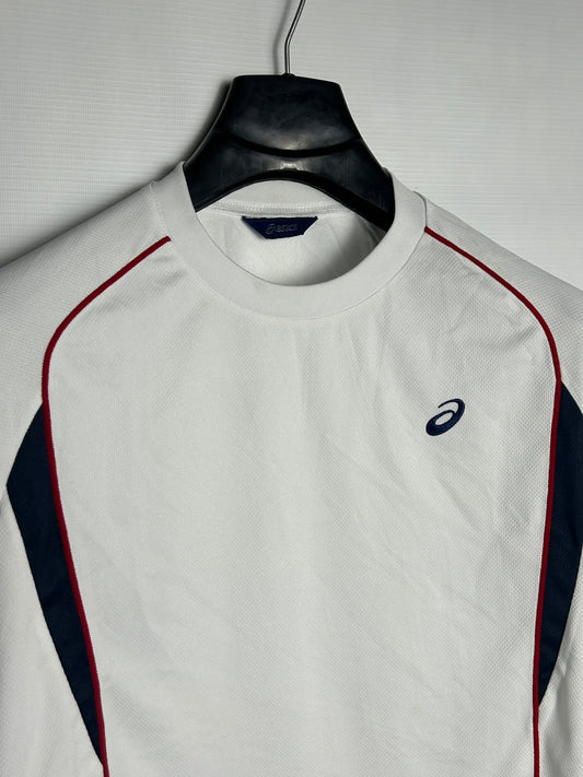 Asics White Round Neck - Large
