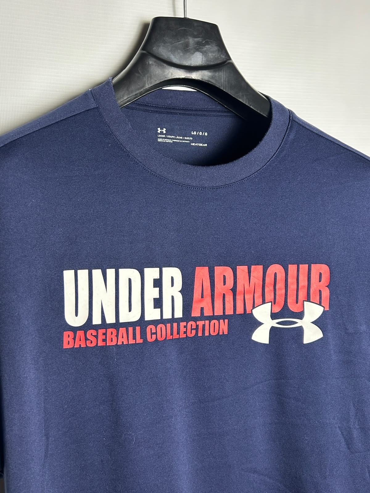 Under Armour Heat Gear Blue Round Neck - LG