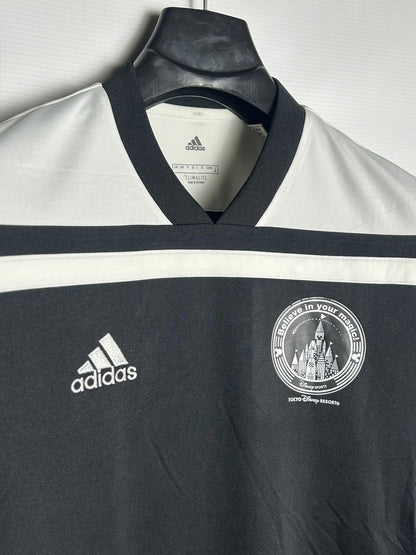 Adidas Climalite White V Neck - Medium