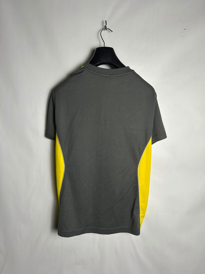 Puma Grey Yellow Round Neck - Large