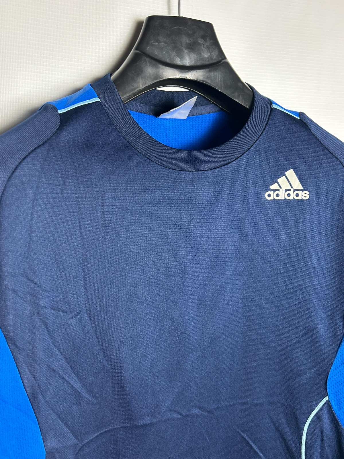 Adidas Blue Round Neck - Large