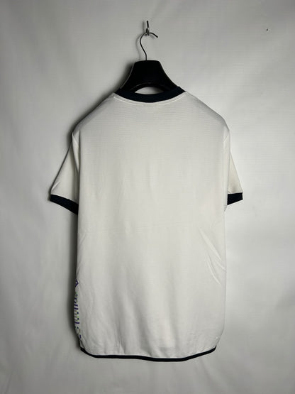 Nike Dri Fit White Round Neck - Large