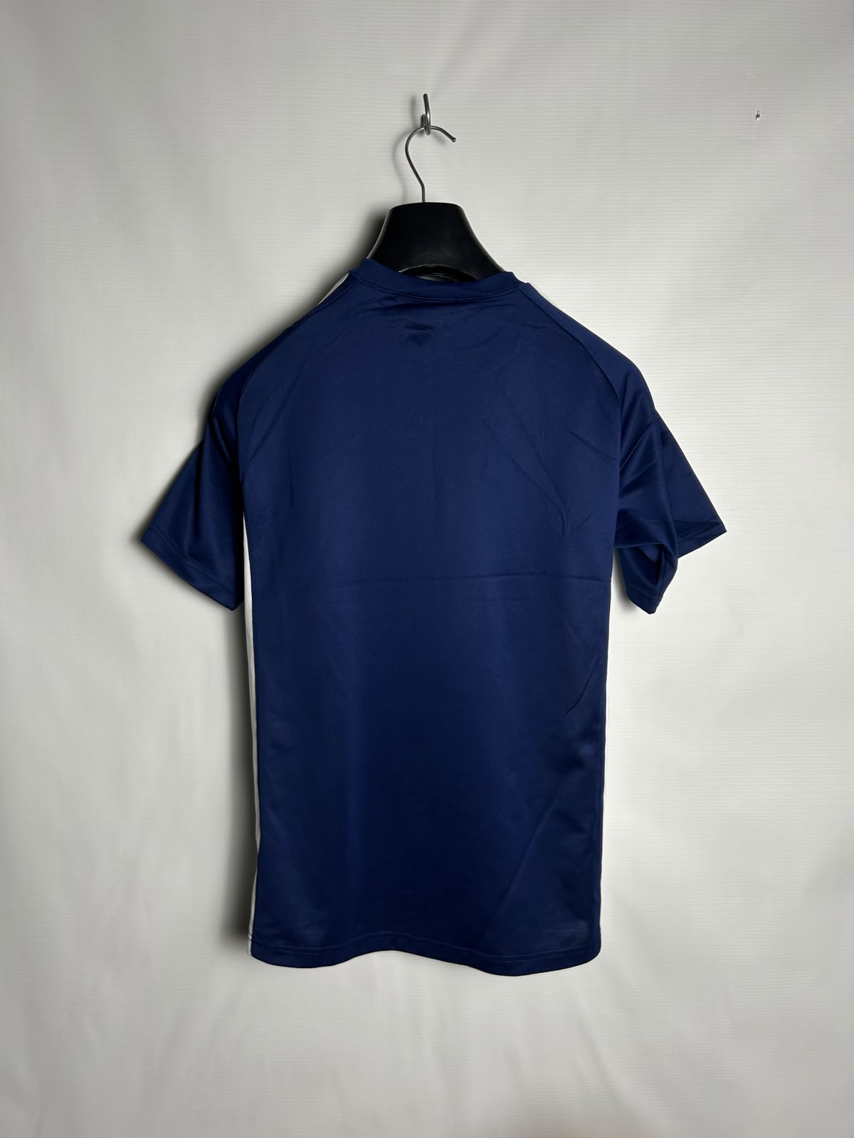 Adidas Blue With Strips Round Neck - XS