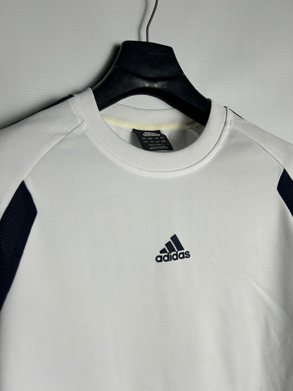 Adidas White Round Neck - Large