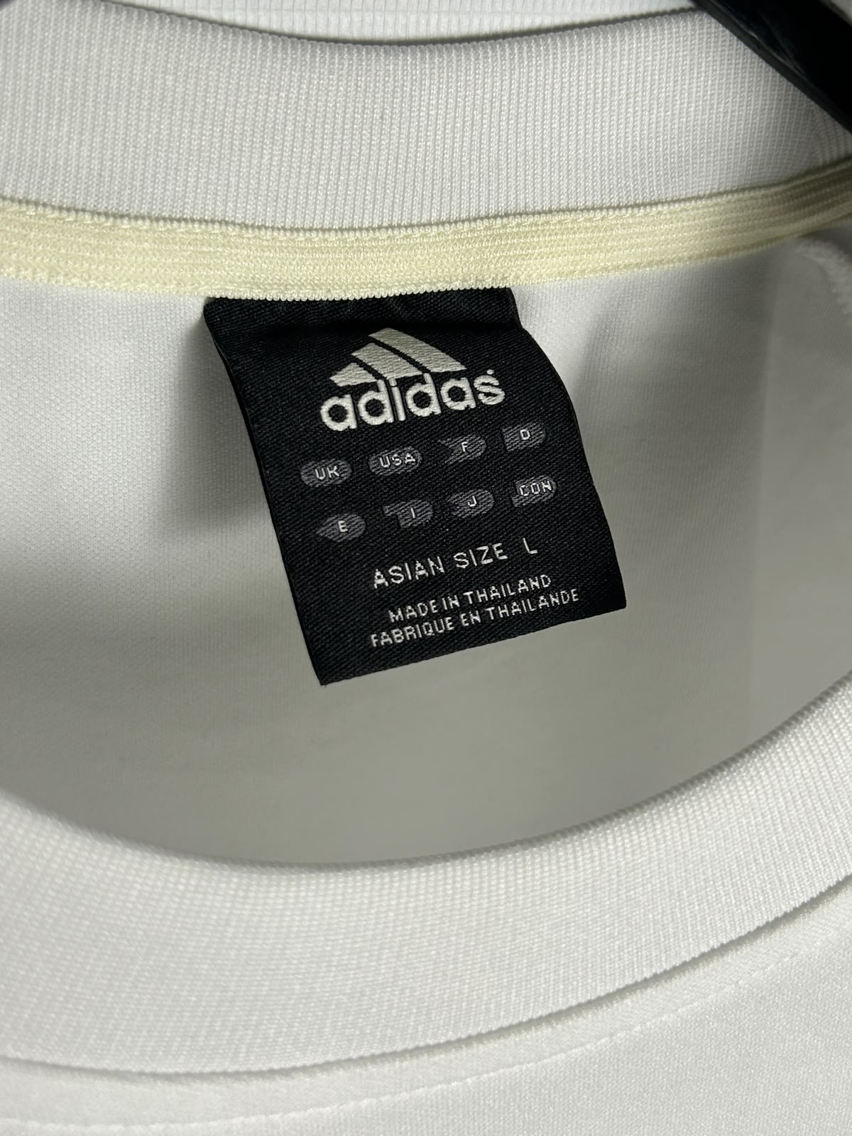 Adidas White Round Neck - Large