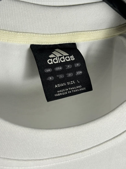 Adidas White Round Neck - Large