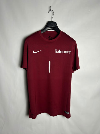 Nike Dri Fit Big Logo Red Round Neck - XL