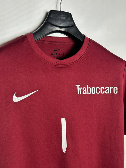 Nike Dri Fit Big Logo Red Round Neck - XL