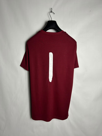 Nike Dri Fit Big Logo Red Round Neck - XL