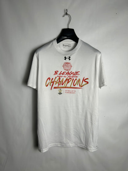 Under Armour Heat Gear Big Logo White Round Neck - LG