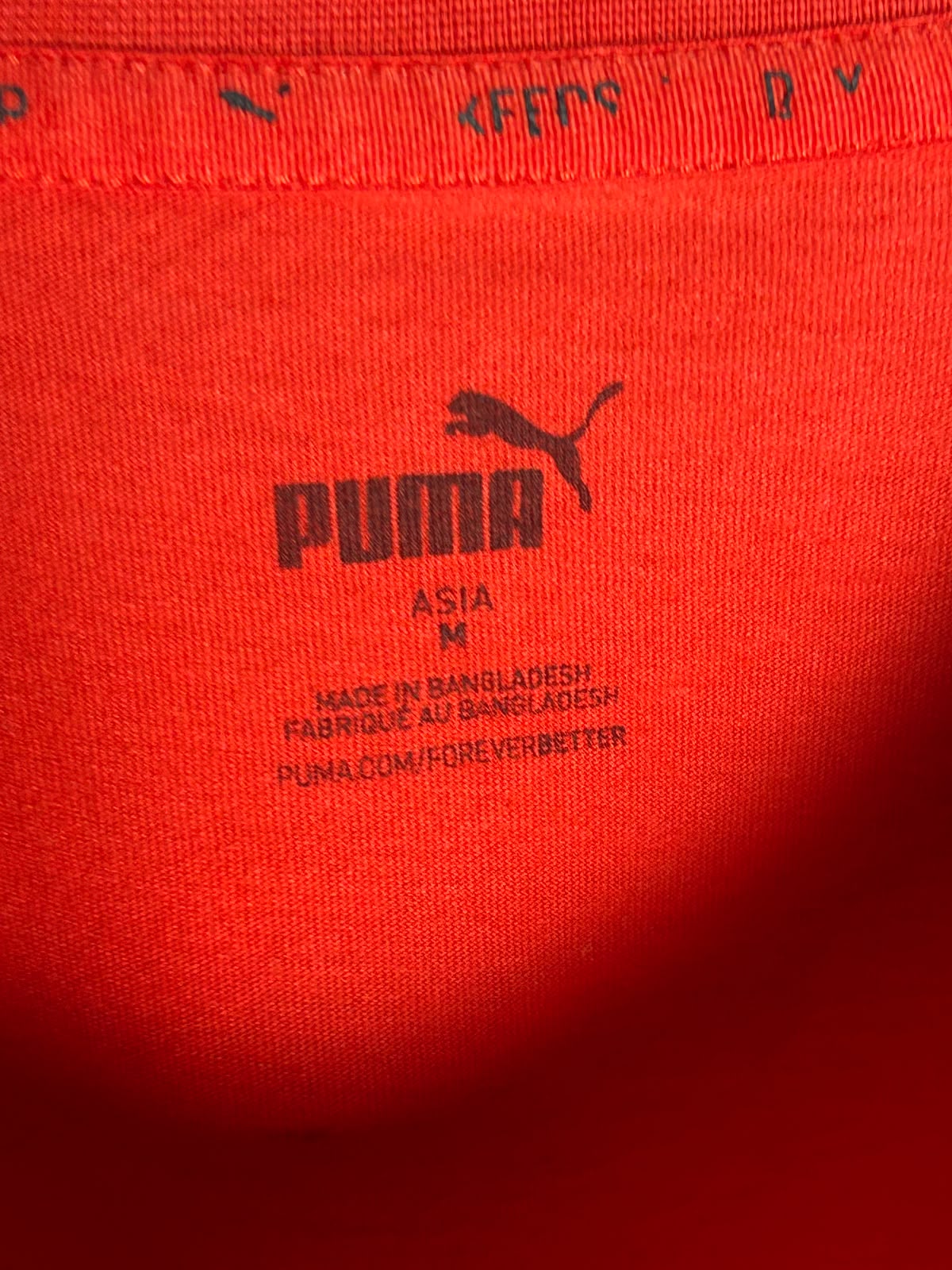 Puma Red Round Neck - Medium