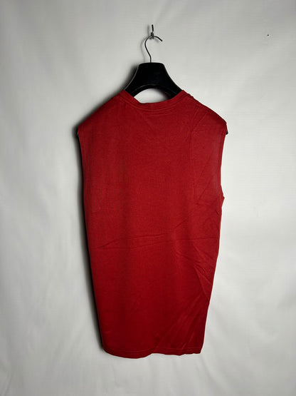 Nike Power Logo Red Round Neck - Large
