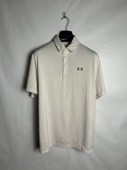Under Armour Heat Gear White Polo - LG