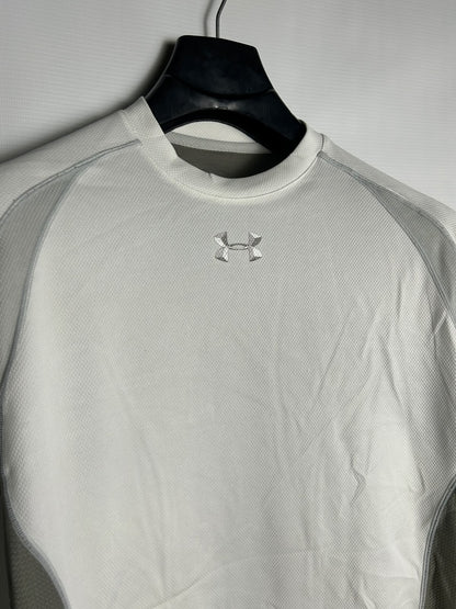 Under Armour White Round Neck - Large