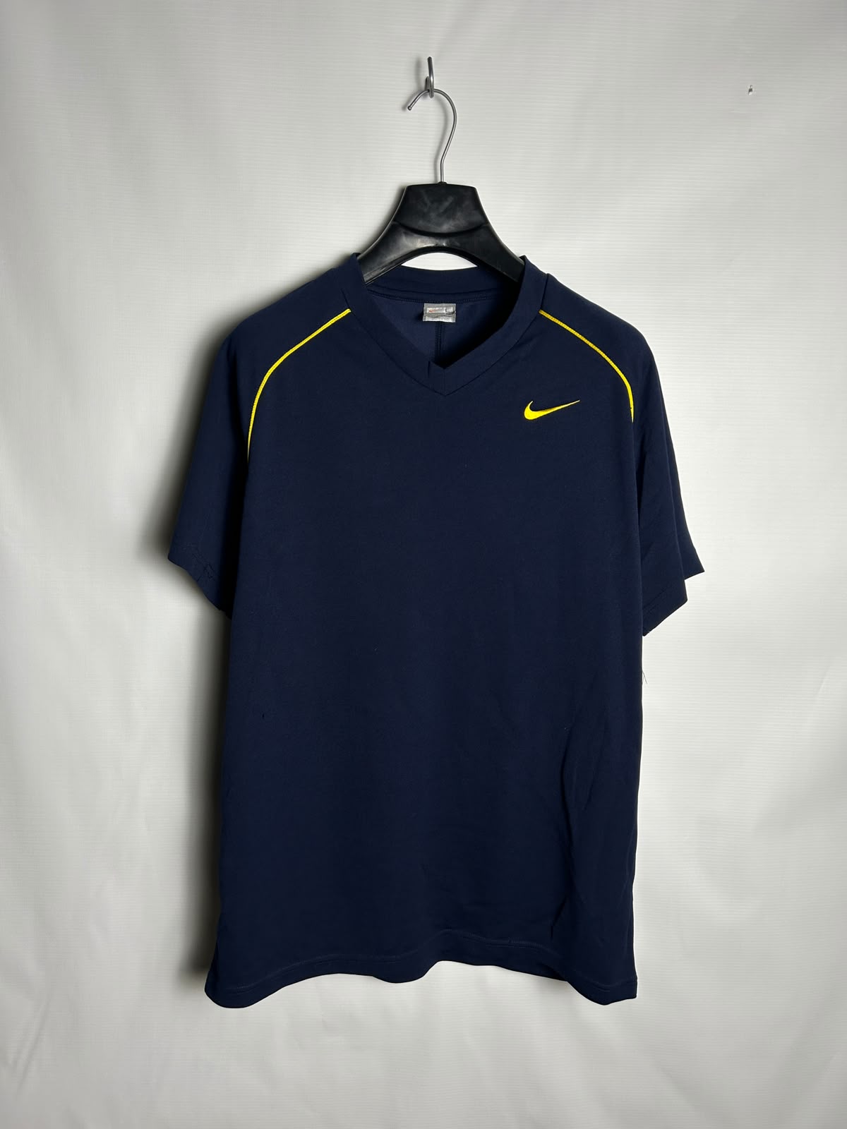 Nike Fit Dry Blue V Neck - Large