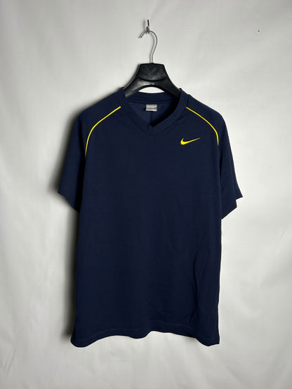 Nike Fit Dry Blue V Neck - Large