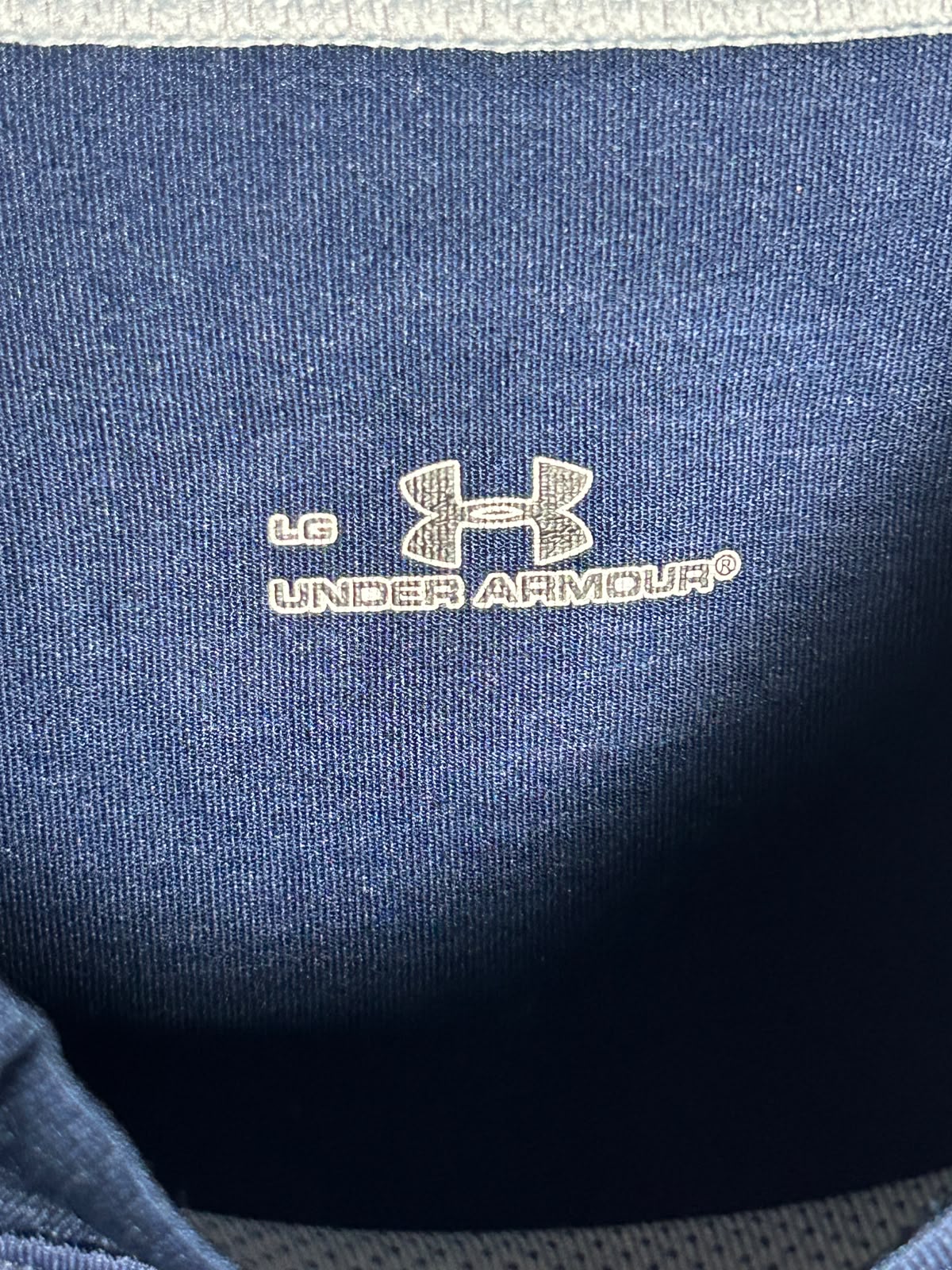 Under Armour Heat Gear Blue Round Neck - LG