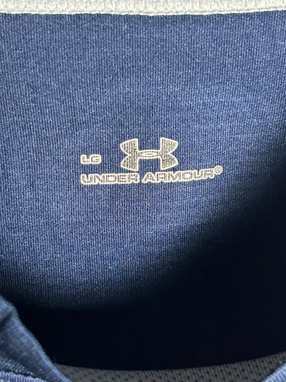 Under Armour Heat Gear Blue Round Neck - LG