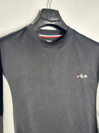 Fila Black Round Neck - Medium