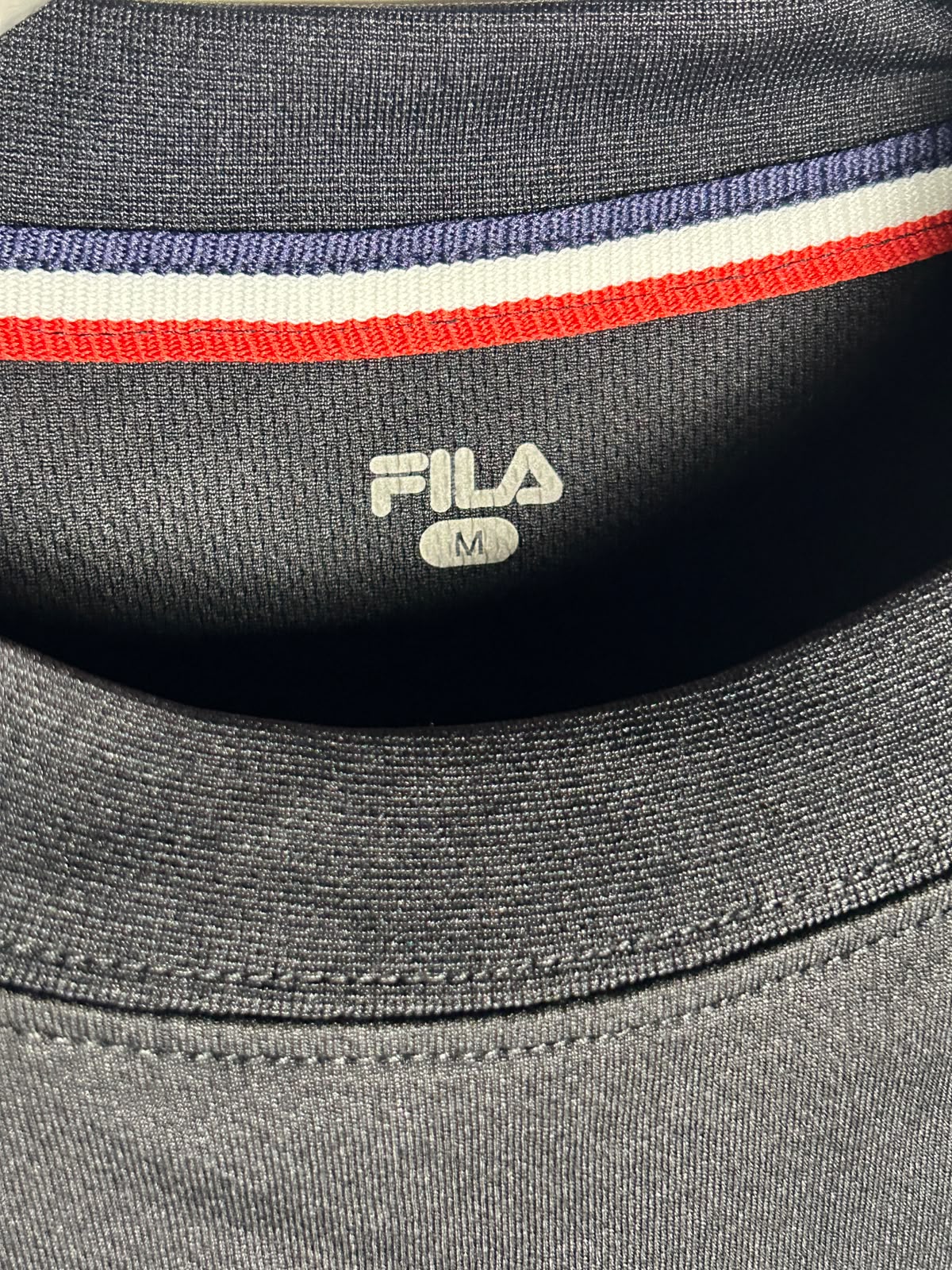 Fila Black Round Neck - Medium