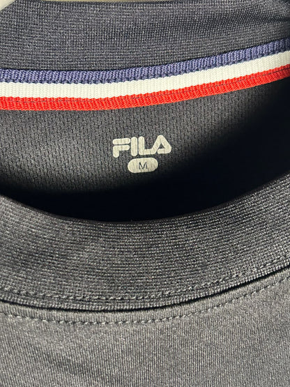 Fila Black Round Neck - Medium