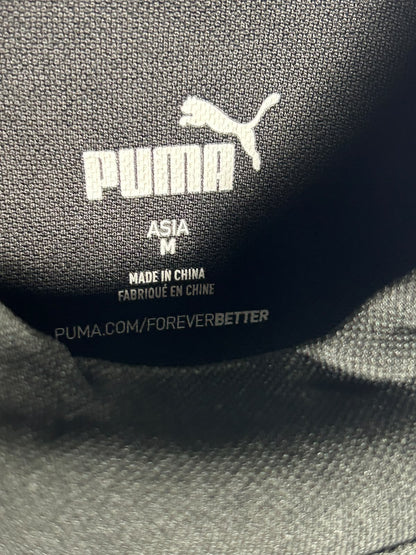 Puma Big Logo Black Mock Neck - Medium