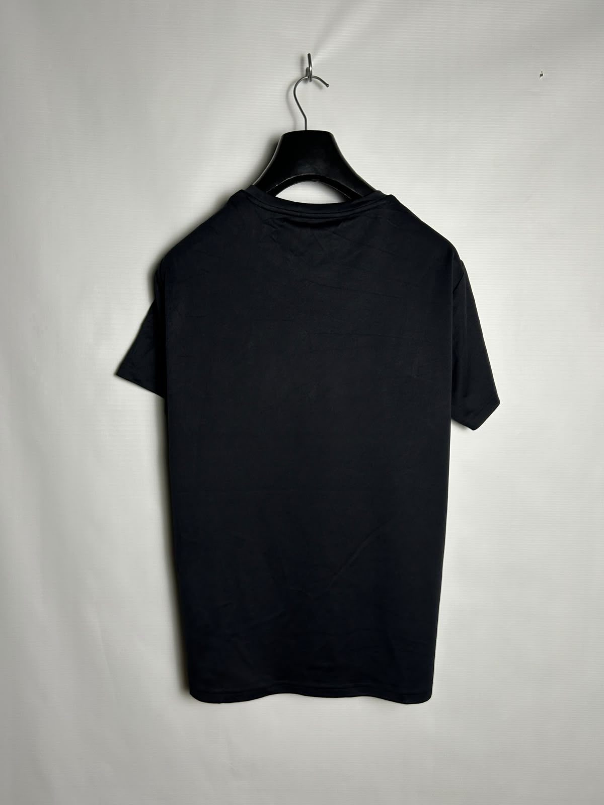 Asics Big Logo Black Round Neck - Large