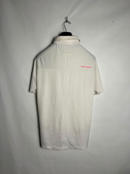 Under Armour Cold Gear White Polo - LG