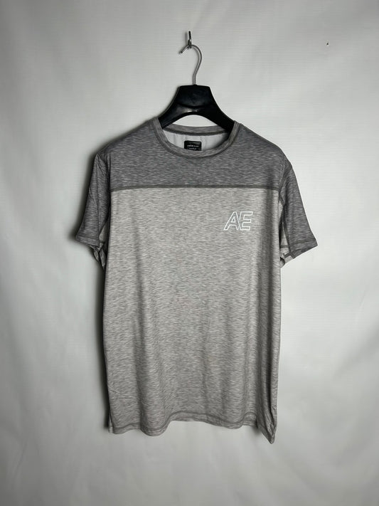 American Eagle Grey Round Neck - Large