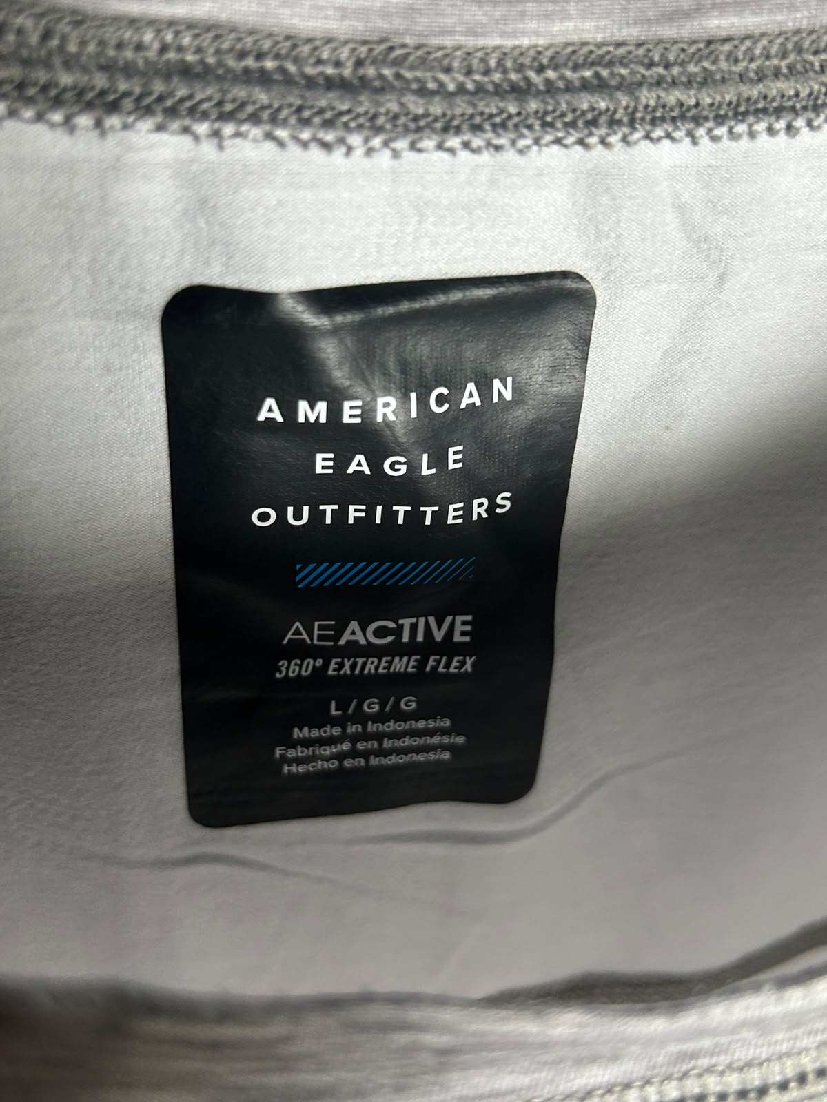 American Eagle Grey Round Neck - Large