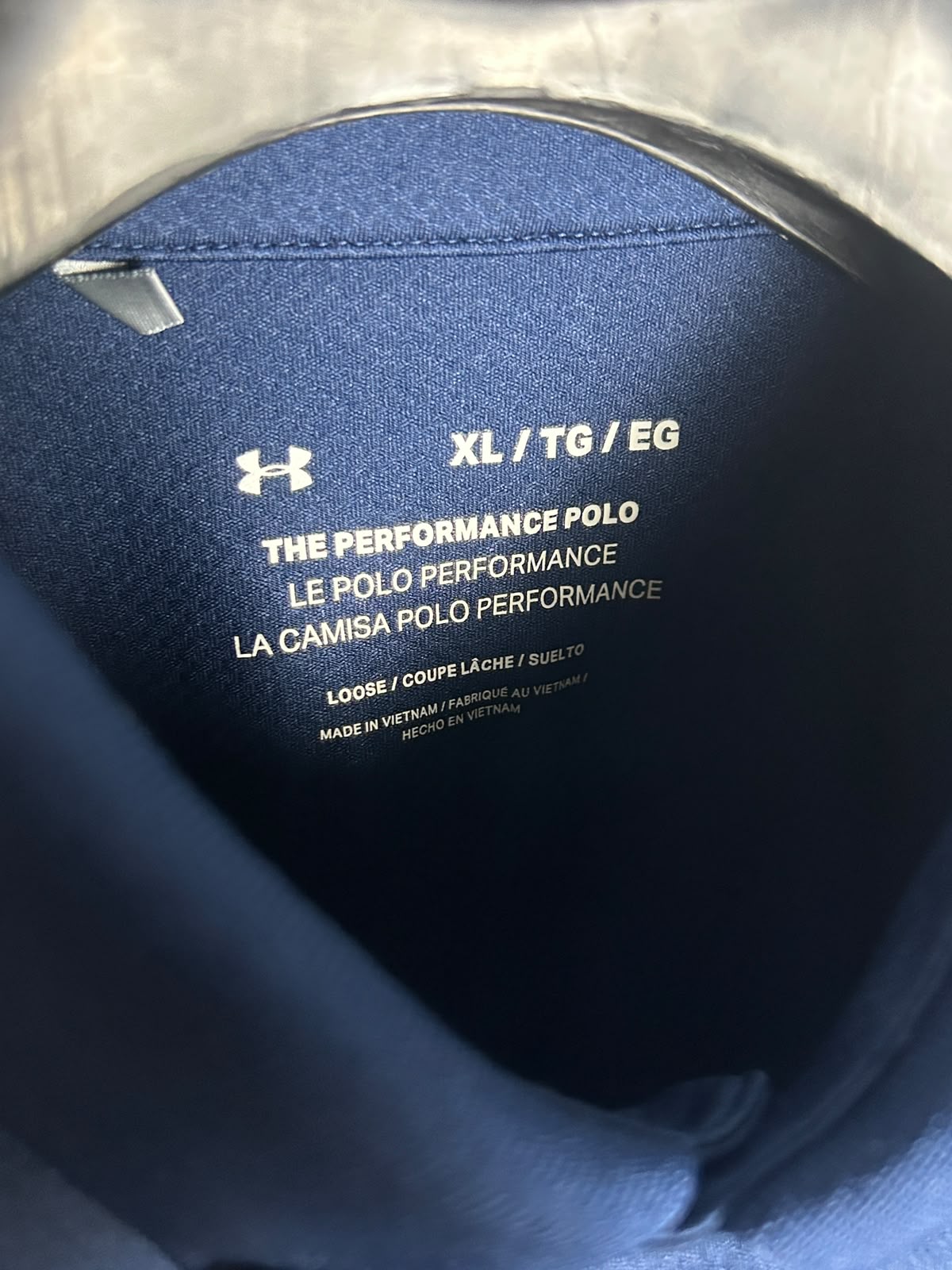 Under Armour Blue Polo - XL