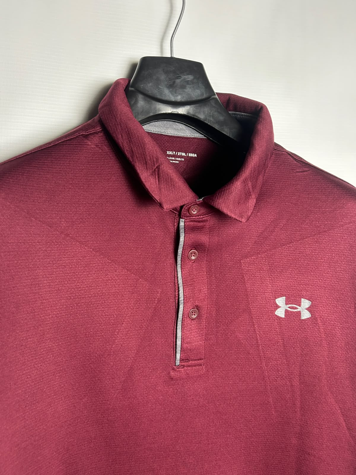 Under Armour Burgundy Polo - XXLT